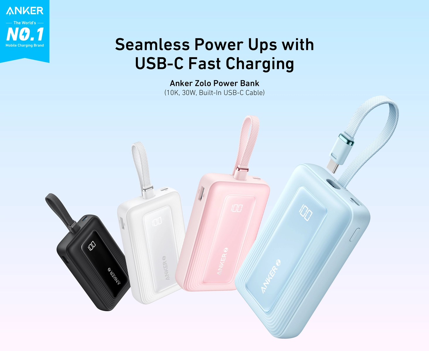 Anker Zolo Powerbank 10000mAh 30W