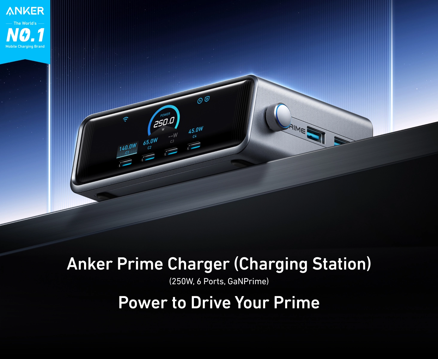 Anker Prime Charger 250W GanPrime