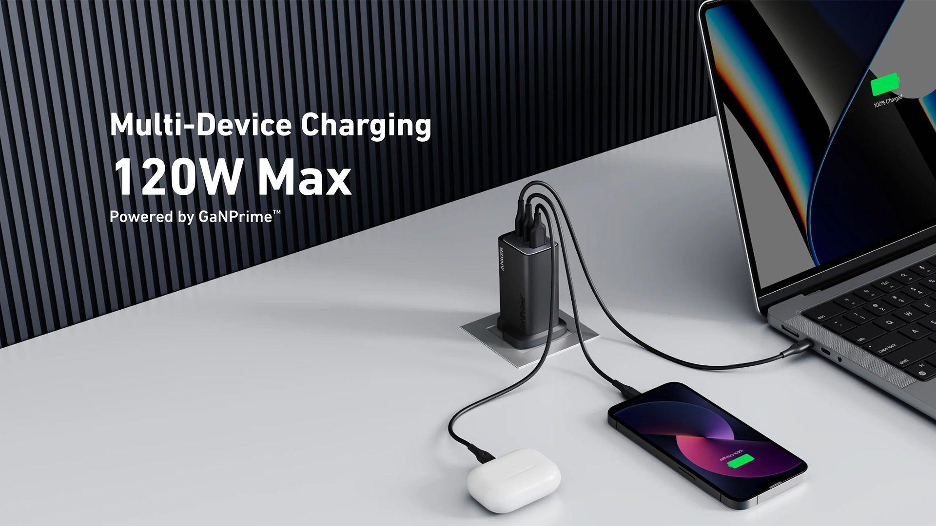 شارژر انکر Anker 737 Charger GaNPrime 120W