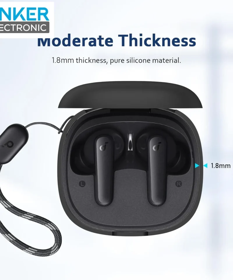 محافظ سیلیکونی هدفون انکر Anker R50i Headphone cover + بند پارچه ای - Image 3