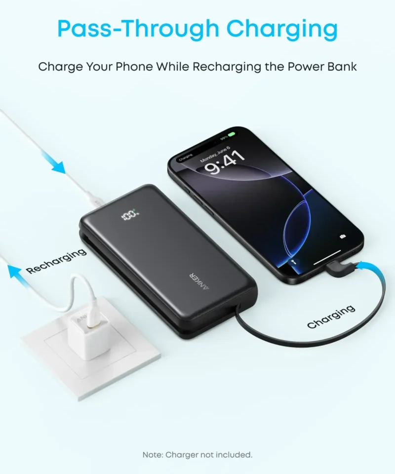پاوربانک 20000 میلی آمپر انکر Anker Power Bank 20000mAh A110E - Image 5
