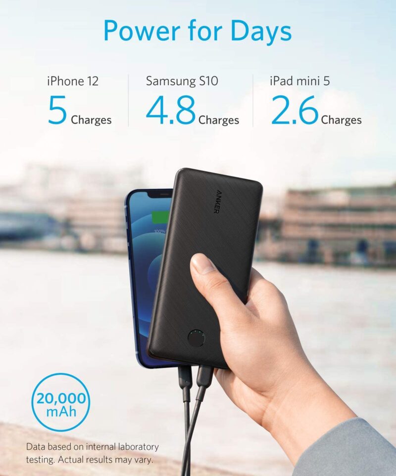 پاوربانک انکر Anker PowerCore Essential PD 20000 mAh A1287h11 بدنه ساده - Image 6