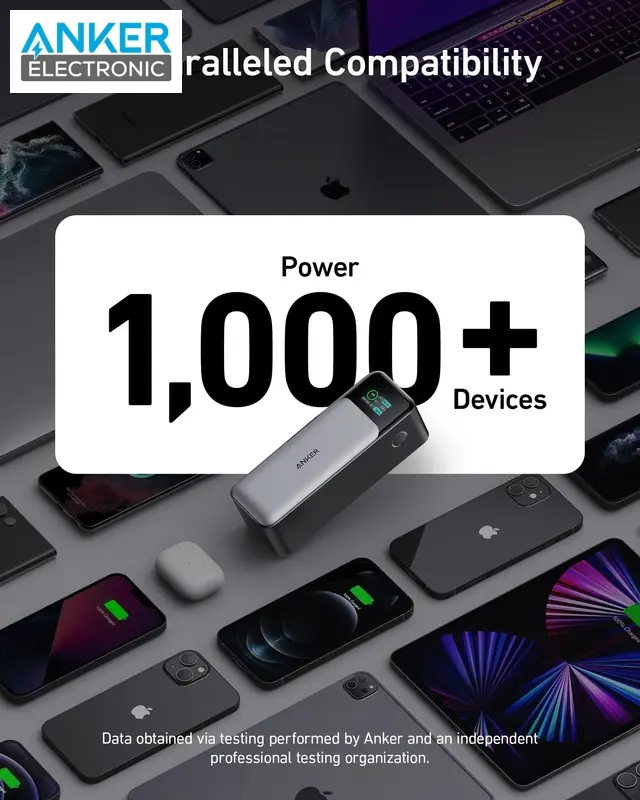 پاوربانک 140 وات انکر Anker 737 Power Bank PowerCore 24000mAh A1289 - Image 6
