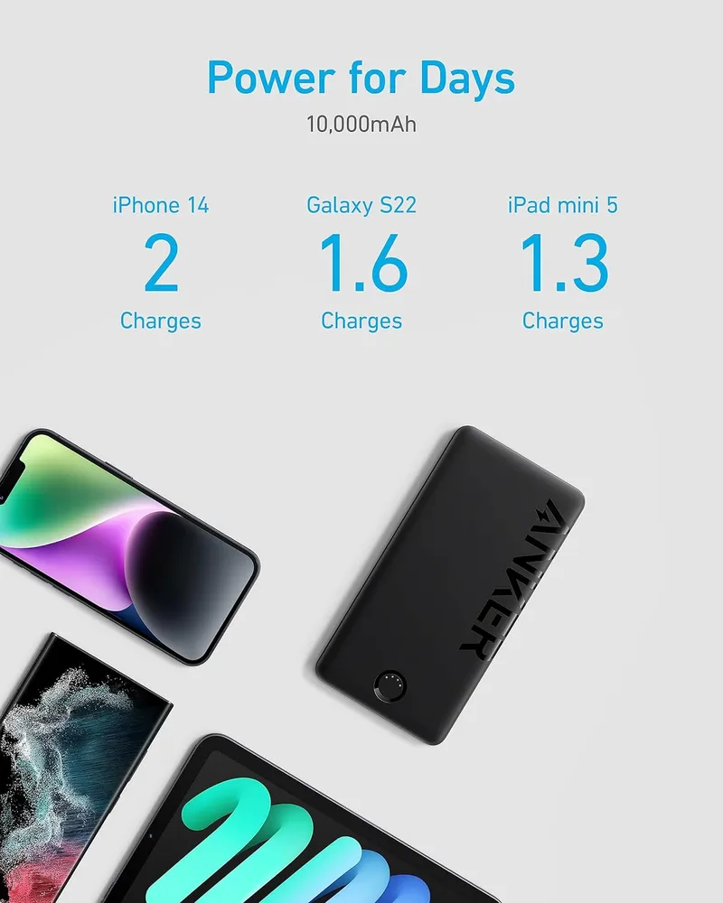 پاوربانک 10 هزار میلی آمپر انکر Anker 323 Powerbank 10000mAh A1334 - Image 6