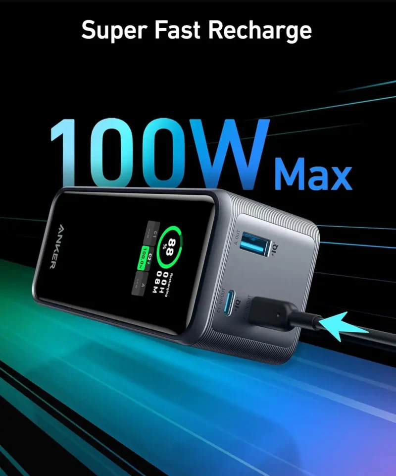 پاوربانک 20000 میلی آمپر انکر Anker Prime 20000mAh Power Bank 200W A1336 - Image 5