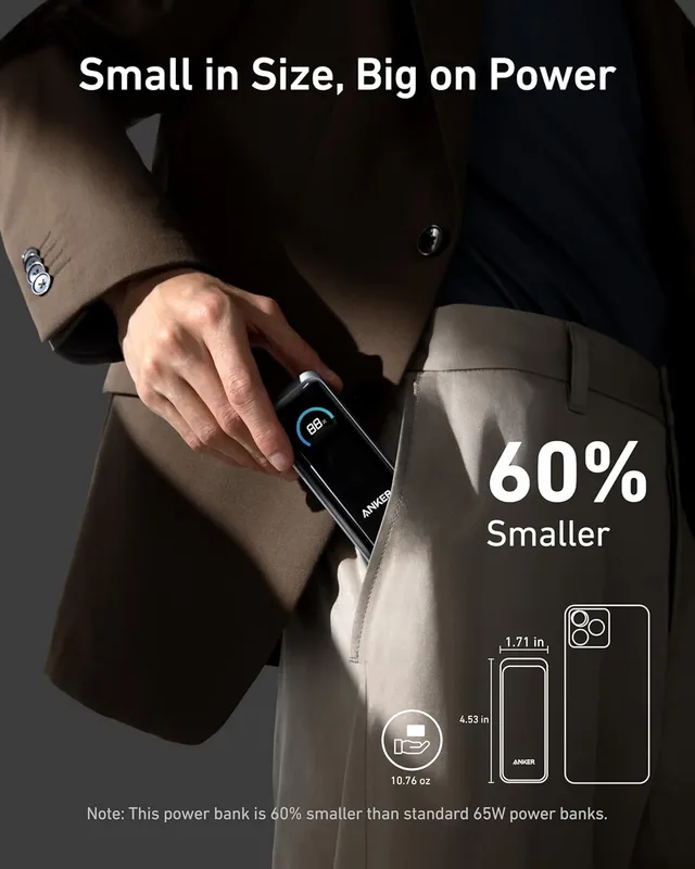 Alternative view of پاوربانک و شارژر 2 در 1 انکر Anker Prime Power Bank 9600mAh A1339