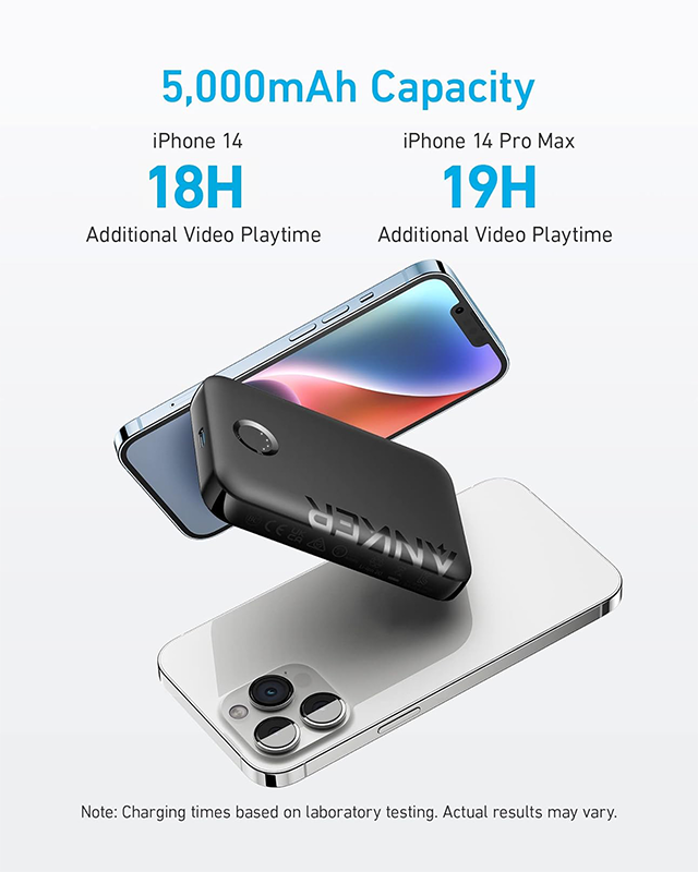 Alternative view of پاوربانک مگ سیف انکر Anker 321 MagGo 5000mAh Battery A1616