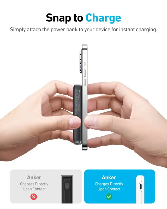 Alternative view of پاوربانک مگ سیف انکر Anker 322 MagGo power bank A1618