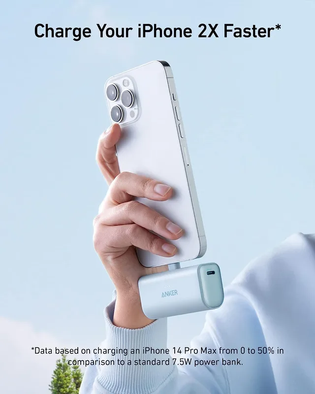 Alternative view of پاوربانک 5000 میلی آمپر انکر Anker Nano 5000mAh Power Bank A1645 با سوکت لایتنینگ