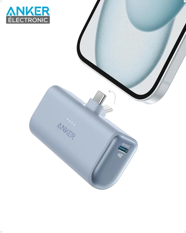 پاوربانک 5000 میلی آمپر انکر Anker Nano 5000mAh Power Bank A1653 با سوکت تایپ سی - Image 8