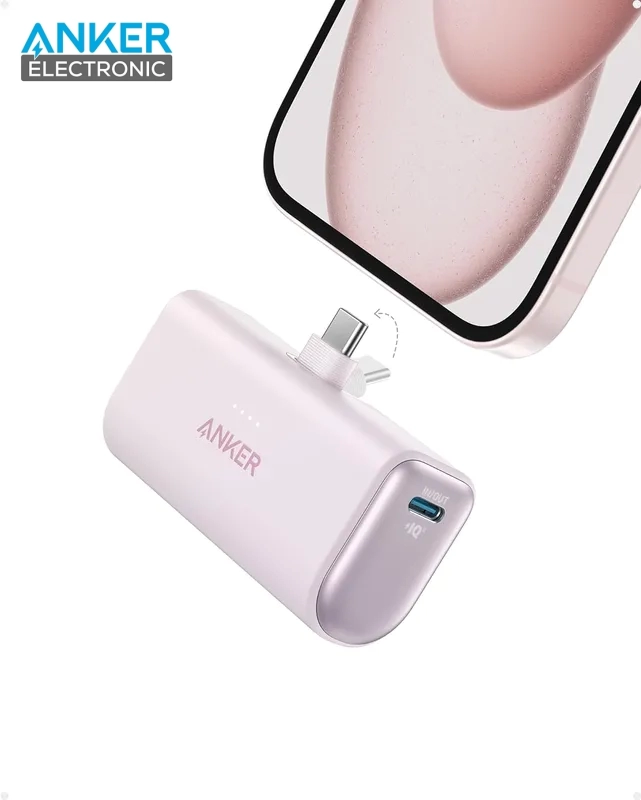 پاوربانک 5000 میلی آمپر انکر Anker Nano 5000mAh Power Bank A1653 با سوکت تایپ سی - Image 9