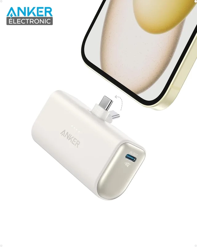 پاوربانک 5000 میلی آمپر انکر Anker Nano 5000mAh Power Bank A1653 با سوکت تایپ سی - Image 7
