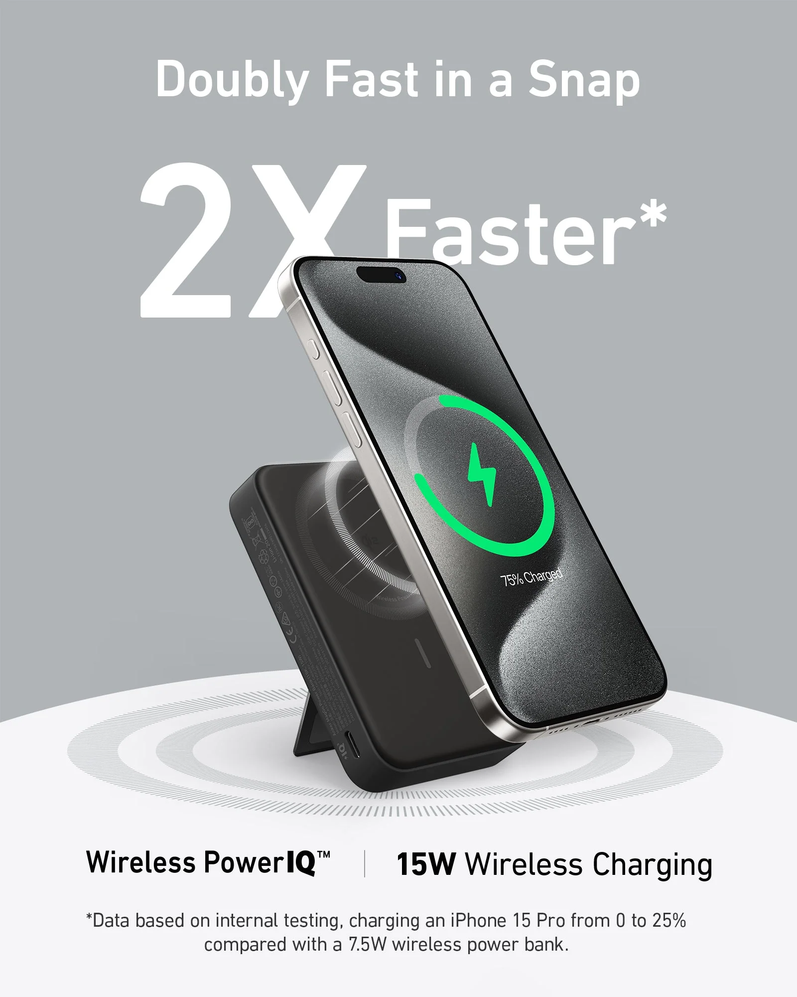 پاوربانک مگ سیف 10000 میلی آمپر انکر Anker MagGo Power Bank 10K A1654 - Image 3