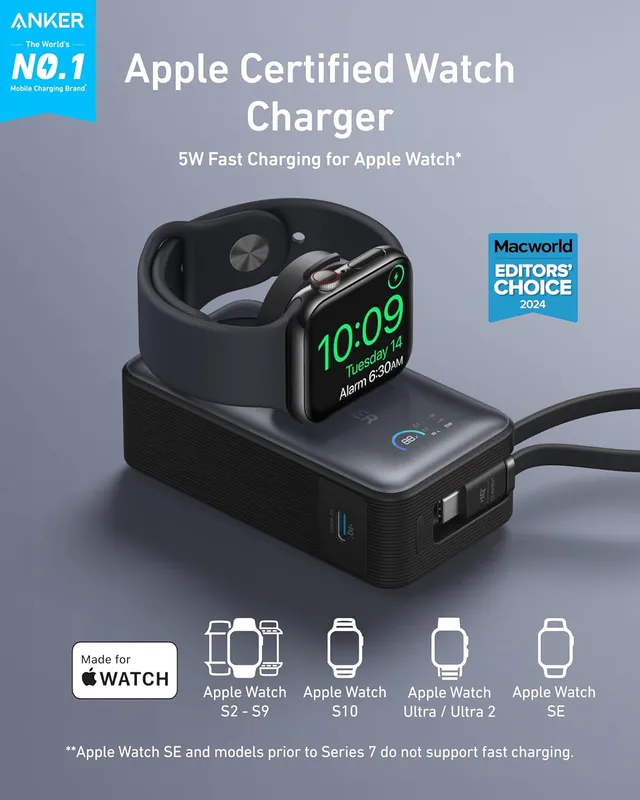 Alternative view of پاوربانک 10000 میلی آمپر انکر Anker MagGo Power Bank 10000mAh A1657