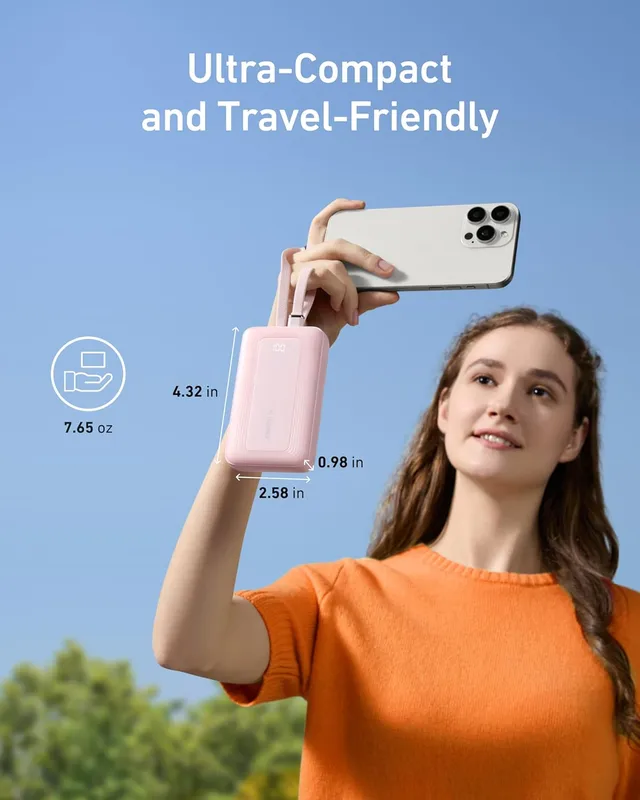 پاوربانک 20000 میلی آمپر انکر Anker Zolo Power Bank, 20,000mAh 30W A1681 - Image 6