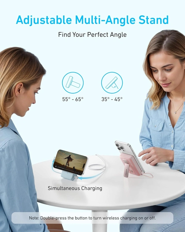 Alternative view of پاوربانک 10000 میلی آمپر مگ سیف انکر Anker Zolo Magnetic 10000mAh Power Bank A1685