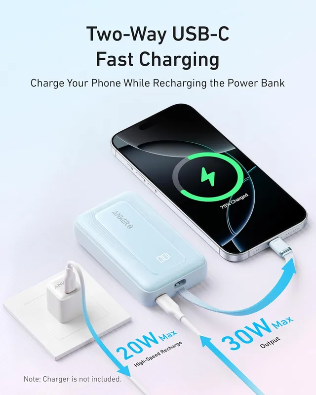 Alternative view of پاوربانک 10000 میلی آمپر انکر Anker Zolo Power Bank 10000mAh A1688