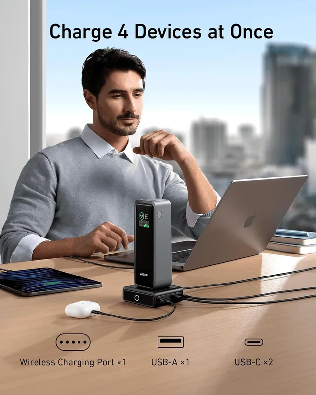 پایه شارژر 100 وات انکر Anker 100W Charging Base A1902 - Image 5