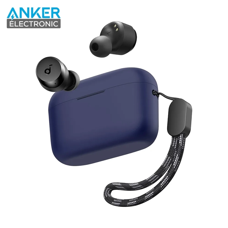 کیس محافظ سیلیکونی هدفون انکر Anker Soundcore A20i Silicon Case + آویز فلزی