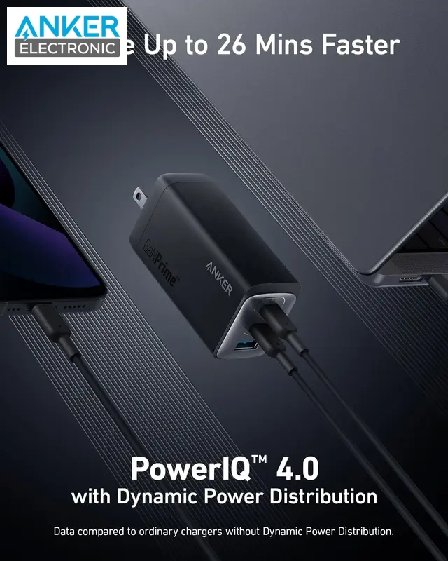 شارژر دیواری 120 وات انکر Anker 737 Charger GaNPrime 120W A2148 EU دوپین ایران - Image 3