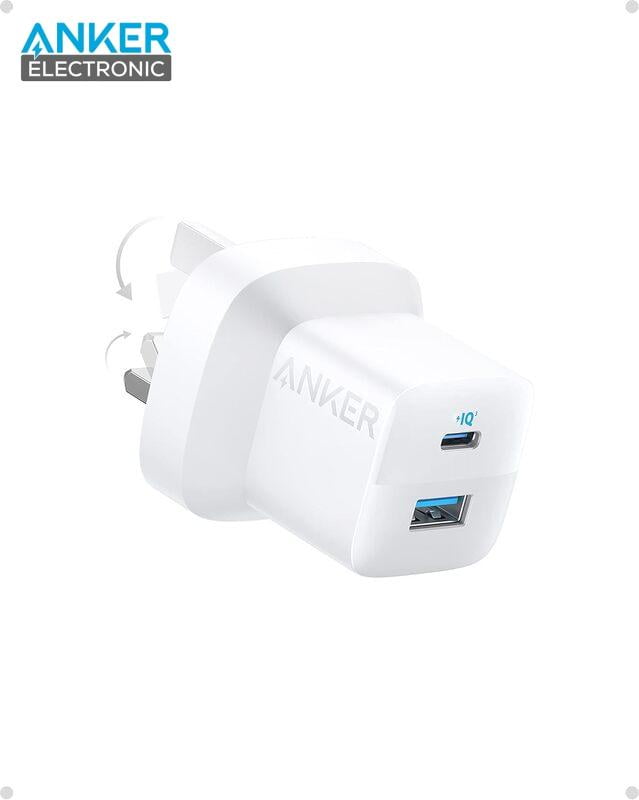 Alternative view of شارژر دیواری 33 وات انکر Anker 323 Charger 33W A2331 + مبدل پریز هدیه