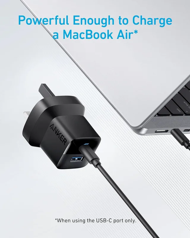 شارژر دیواری 33 وات انکر Anker 323 Charger 33W B2331K11 UK + مبدل پریز هدیه - Image 7