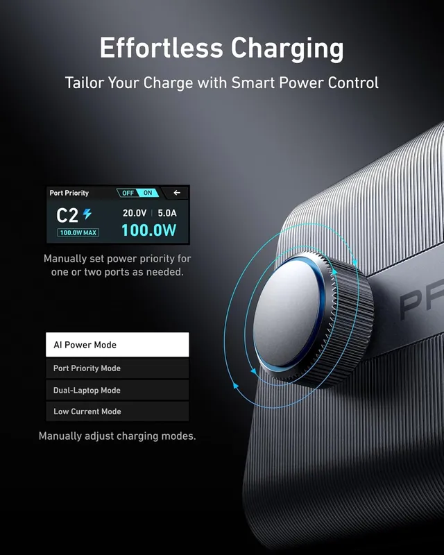 شارژر رومیزی 250 وات انکر Anker Prime Charger 250W GanPrime A2345 - Image 6