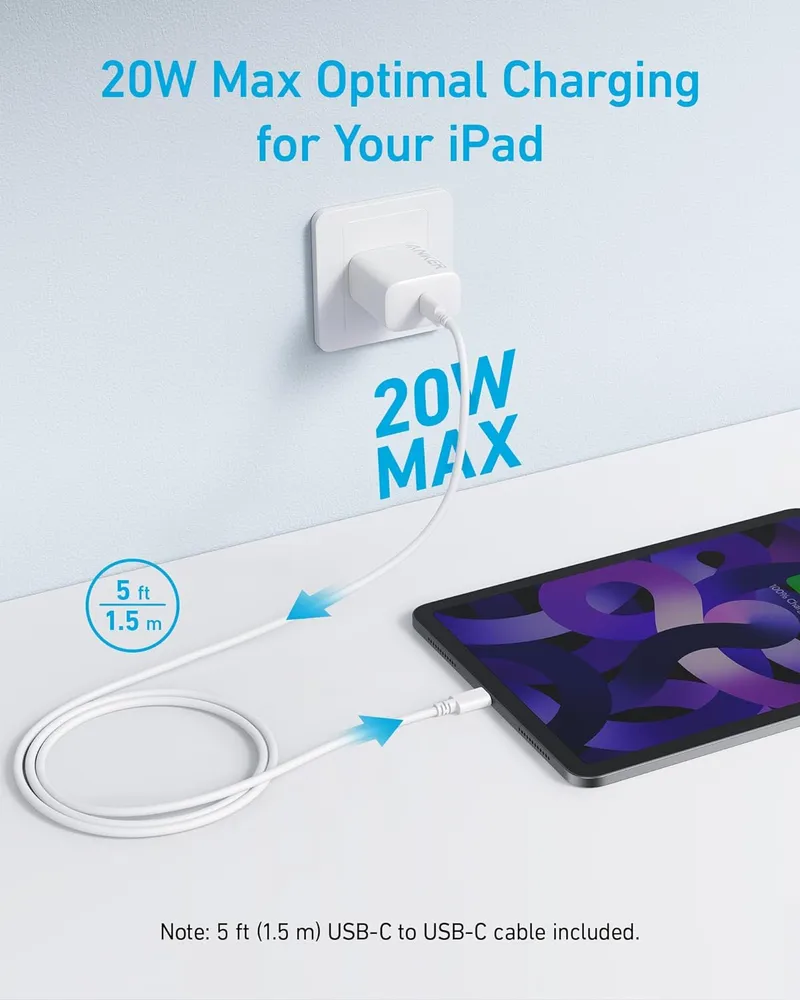 شارژر دیواری 20 وات انکر Anker Select Charger 20W B2347 EU دوپین ایران - Image 3
