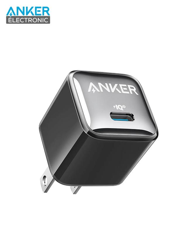 شارژر دیواری 20 وات انکر Anker 511 Charger Nano Pro A2637 US + مبدل پریز (هدیه)