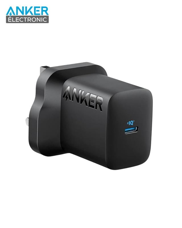 شارژر دیواری 30 وات انکر Anker 312 Charger 30W A2640 UK + مبدل پریز هدیه