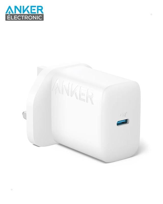 Alternative view of شارژر دیواری 30 وات انکر Anker 312 Charger 30W A2640 UK + مبدل پریز هدیه