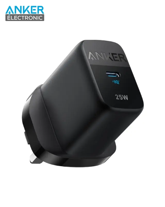 شارژر انکر 312 دیواری 25 وات انکر Anker 312 Charger Ace 25W PPS A2642 UK + مبدل پریز هدیه