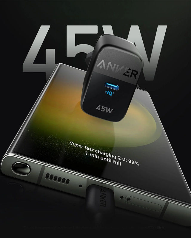Alternative view of شارژر انکر 313 دیواری 45 وات انکر Anker 313 Charger Ace 45W GaN A2643 دوپین ایران