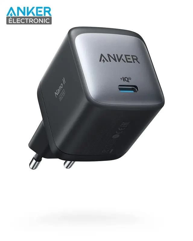 شارژر دیواری 65 وات انکر Anker Nano II 65W Wall Charger A2663L11