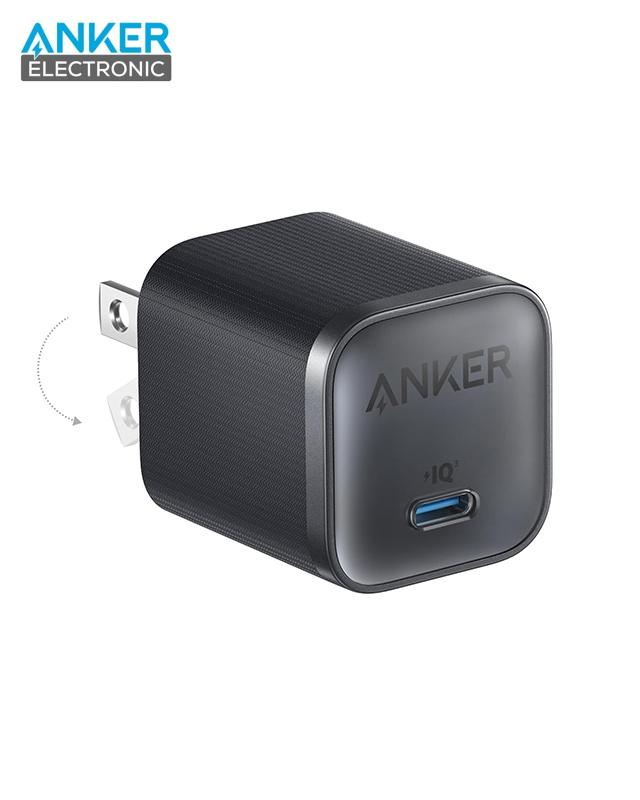 شارژر دیواری 45 وات انکر Anker Nano Charger 45W A2692 US پلاگ دوپین تاشو