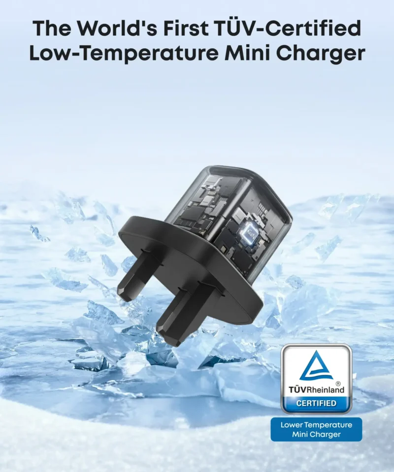 شارژر دیواری 20 وات انکر Anker Zolo 20W GaN Charger A2699 EU پلاگ دوپین ایران - Image 4