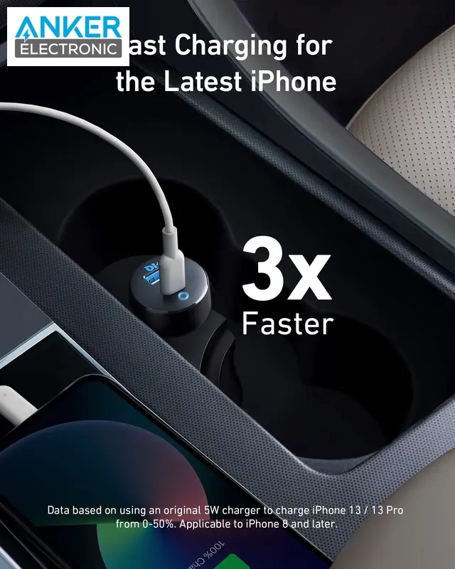 Alternative view of شارژر فندکی 35 وات انکر ANKER PowerDrive PD+ 2 Car Charger A2732