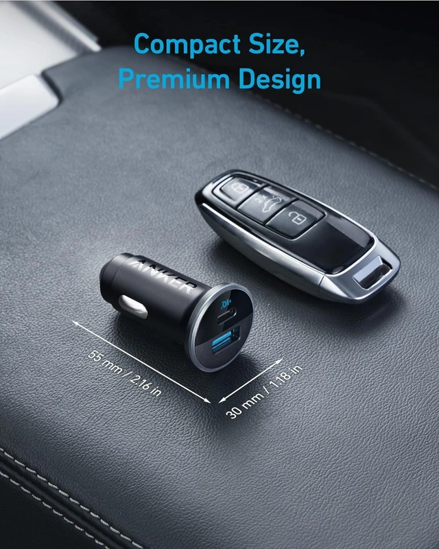 شارژر فندکی 52.5 وات انکر Anker 323 Car Charger 52.5W A2735 - Image 5