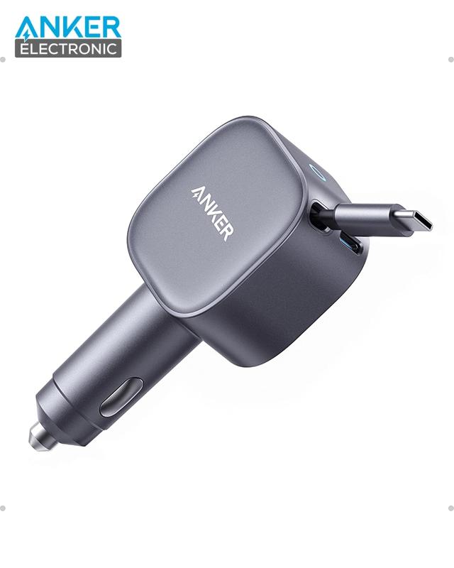 شارژر فندکی 75 وات انکر Anker USB-C Car Charger 75W A2738