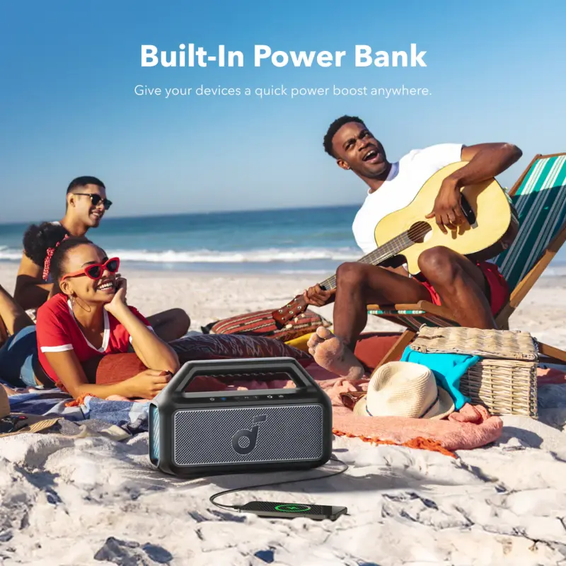 اسپیکر بلوتوثی 80 وات انکر Anker Soundcore Boom 2 A3138 - Image 7