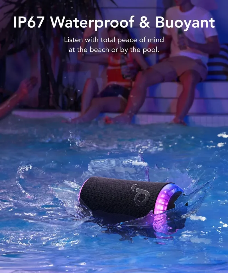 اسپیکر بلوتوثی 30 وات انکر Anker Soundcore Glow Portable Speaker A3166 - Image 5