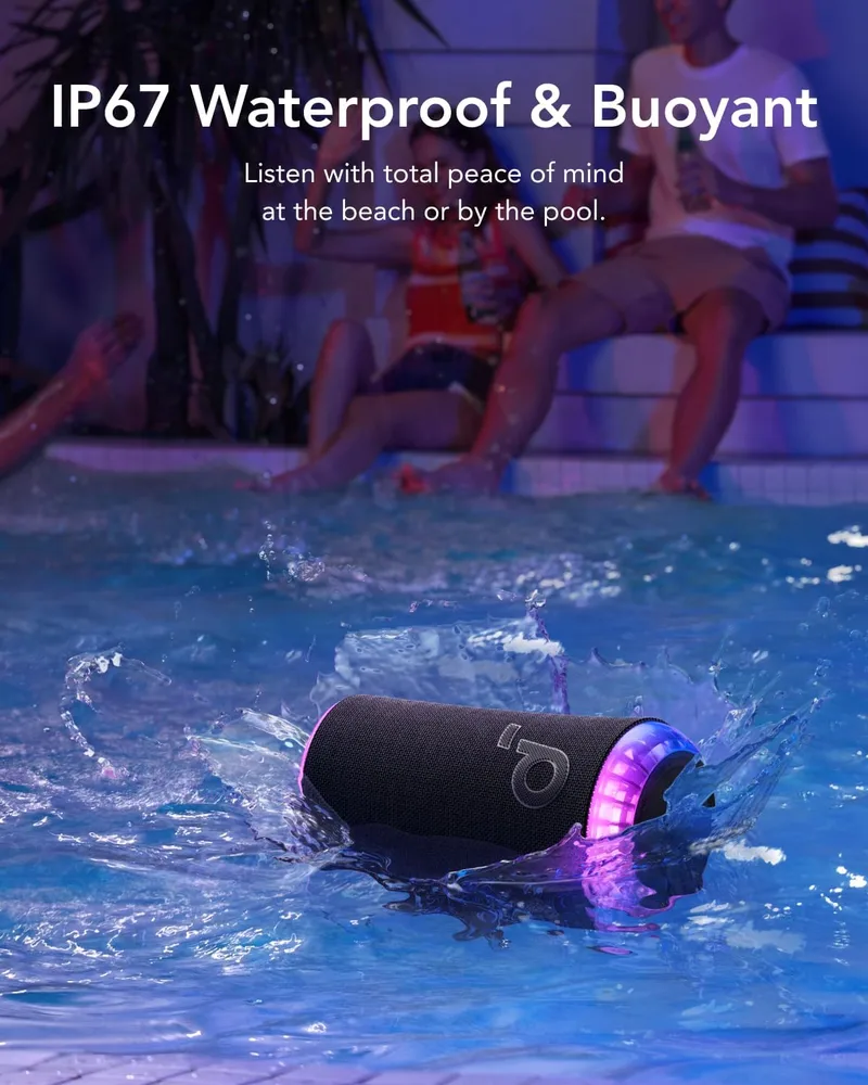 اسپیکر بلوتوثی 30 وات انکر Anker Soundcore Glow Portable Speaker A3166 - Image 5