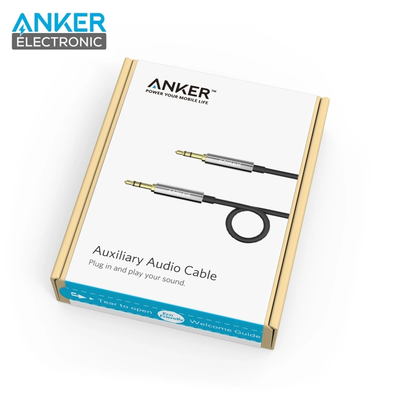 Alternative view of کابل انتقال صدا AUX انکر Anker Auxiliary Audio Cable 1.2m A7123