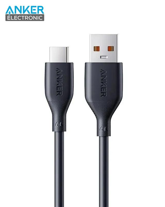 کابل 6 آمپر USB A به USB C انکر Anker USB-A to USB-C 6A Cable A8001
