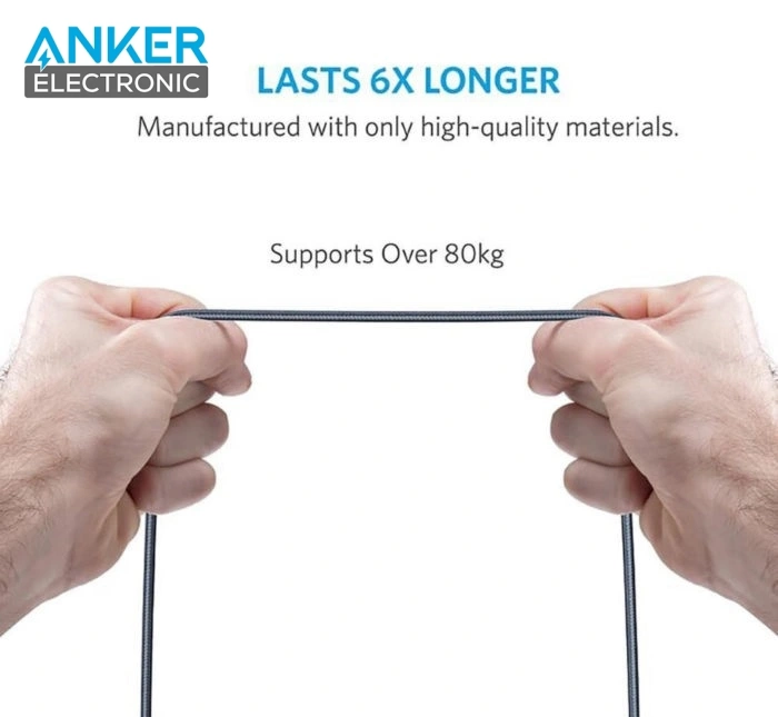 کابل شارژ انکر ANKER PowerLine Select+ USB-C to USB-A A8023 - Image 5
