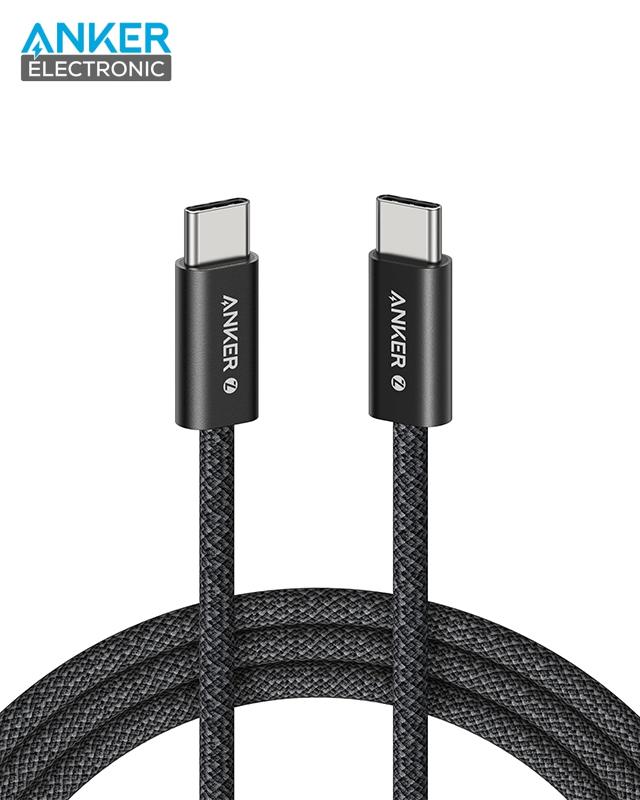 کابل 180 سانتی متر USB C به USB C انکر Anker Zolo USB C to USB C 180cm Cable A8060