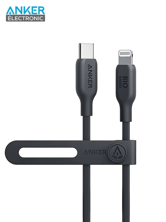 کابل تایپ سی به لایتنینگ انکر Anker 542 USB-C to Lightning Cable 3ft A80B1
