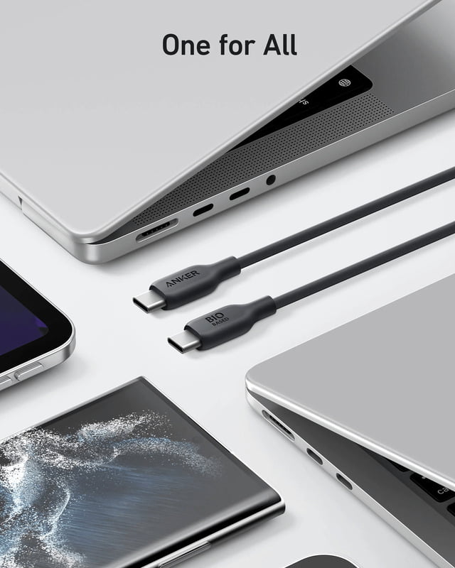 کابل 140 وات USB-C به USB-C انکر Anker 544 USB-C to USB-C Cable 140W A80F1 - Image 5