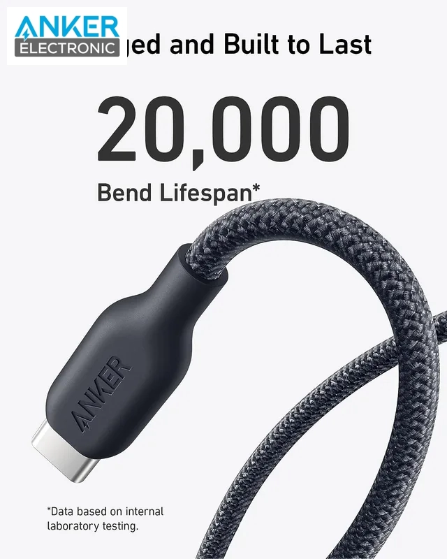 کابل USB-C به USB-C انکر Anker 544 USB-C to USB-C Cable A80F6 - Image 5