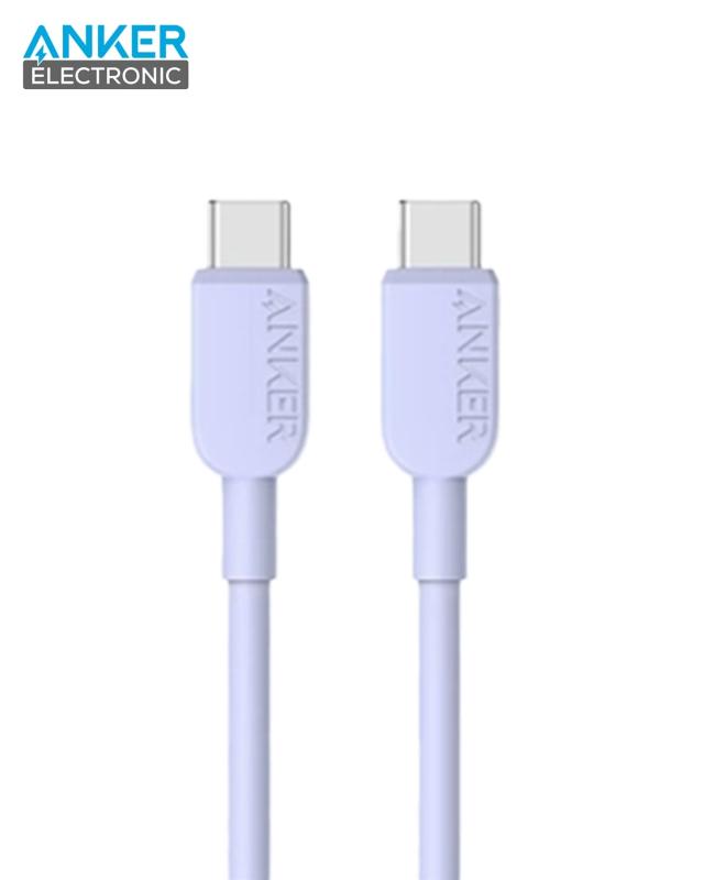 کابل USB C به USB C انکر Anker 310 USB C to USB C 0.9m Cable A81E1 - Image 8